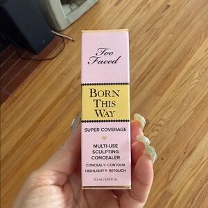 Too Faced “Born This Way” concealer, never opened in the shade sand